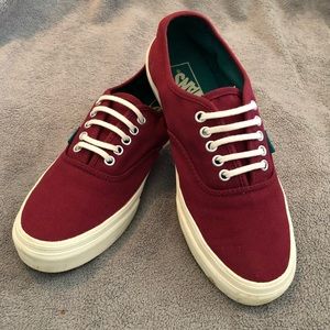 Maroon Vans